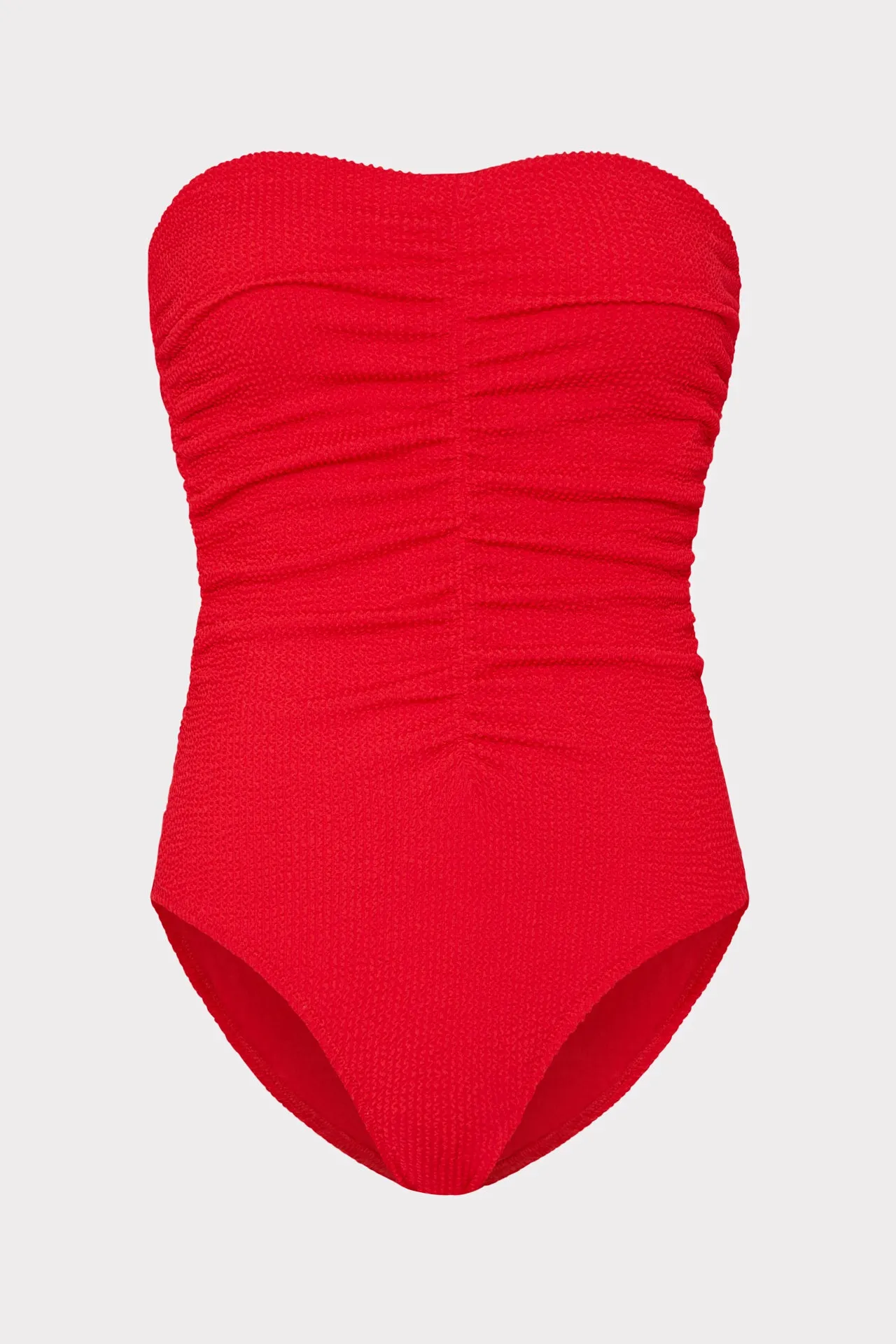 Textured Ruched One Piece Packable-Design Outdoor Activity