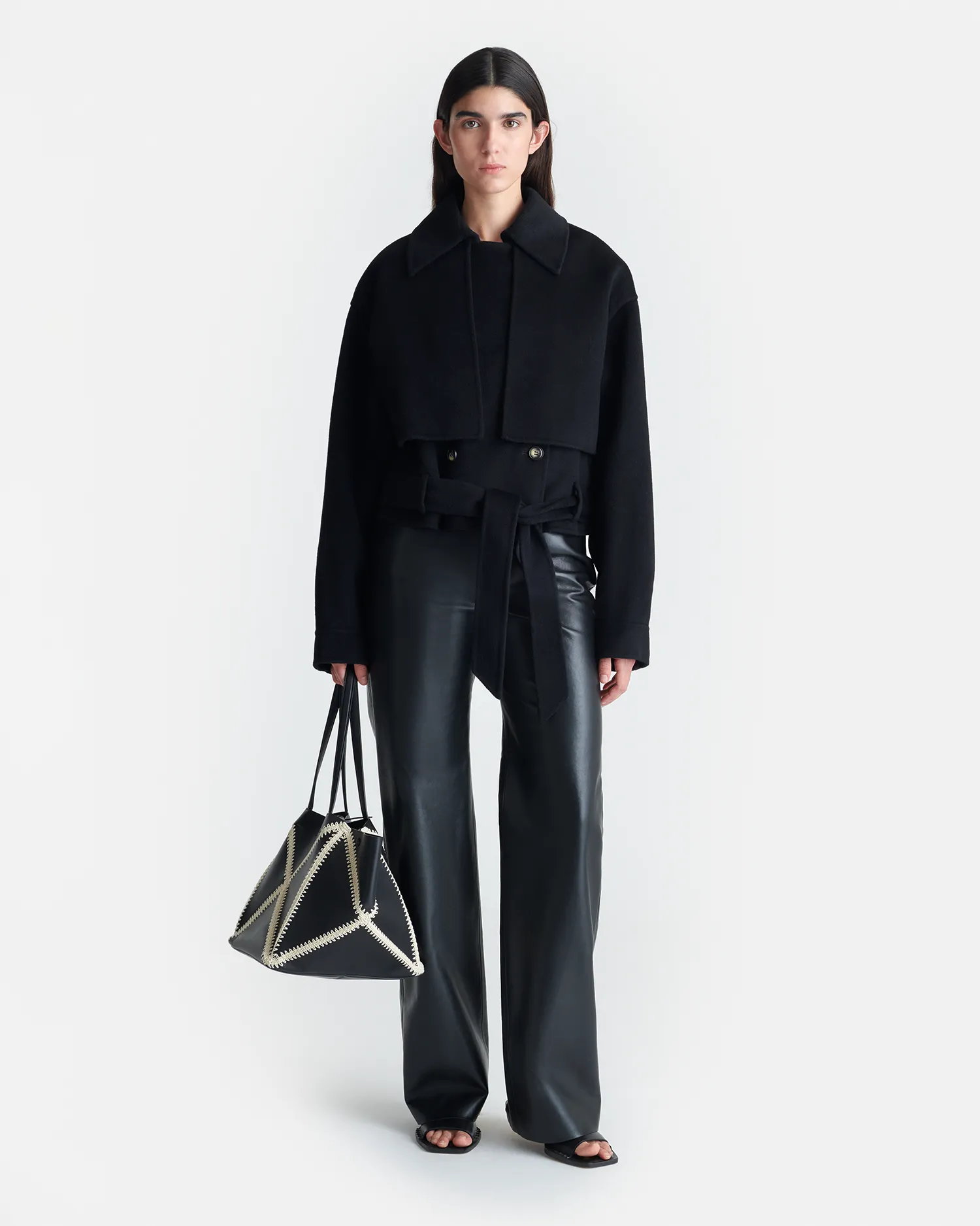 adults Multipack Satoyo - Wool And Silk-Blend Jacket - Black