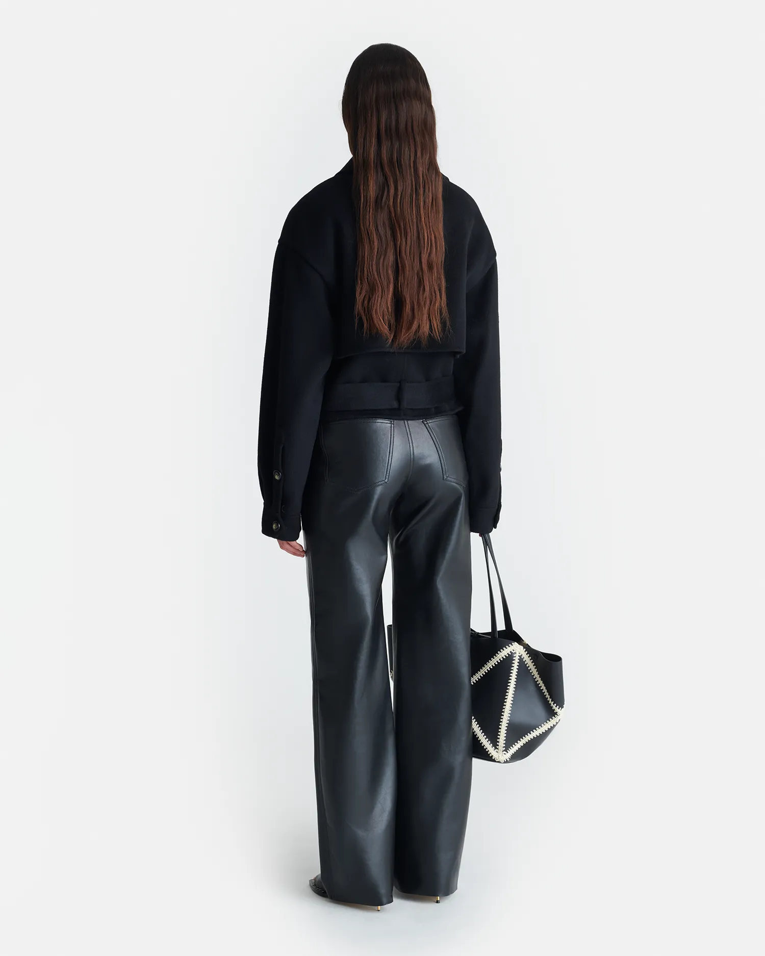 Satoyo - Wool And Silk-Blend Jacket - Black Pilates