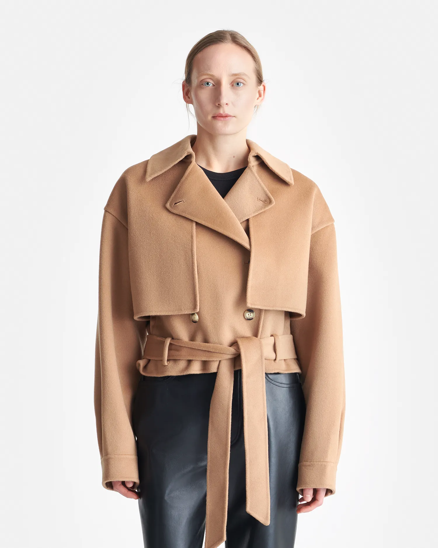 Satoyo - Wool And Silk-Blend Jacket - Camel cyclist