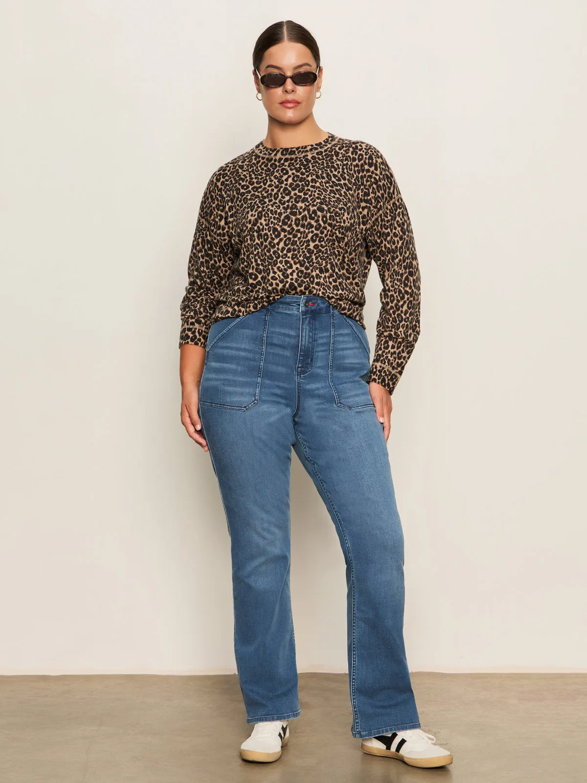 Sculpted Hayden Bootcut Jean Lucky Streak Extended Sizing Modern Edge