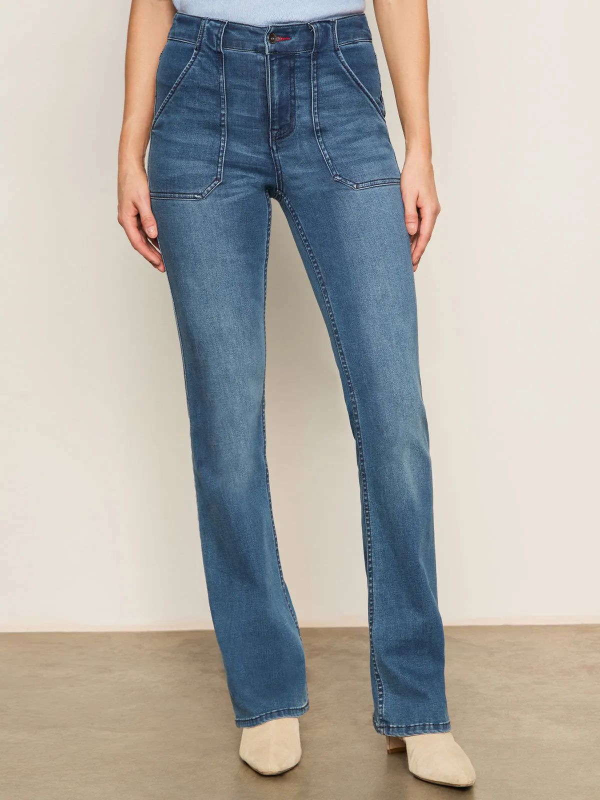 Instagram Ready Sculpted Hayden Bootcut Standard Rise Denim Pant Lucky Streak