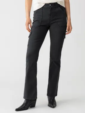 EcoFriendlyDye Sculpted Hayden Bootcut Standard Rise Pant Black