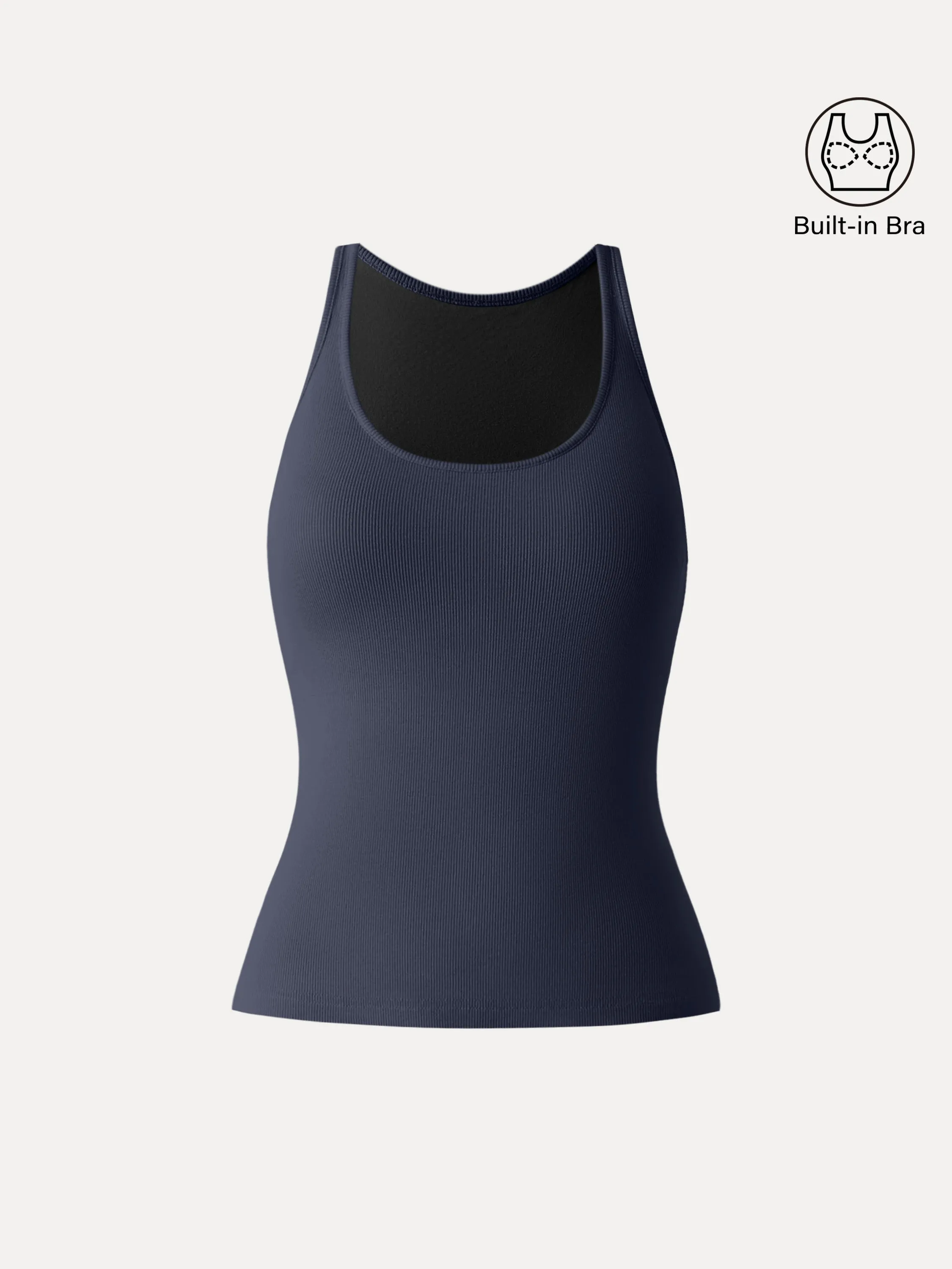 Anti Pill Surface OdorResistant Coating Essential Stretch Cotton U-neck New Airy Brami