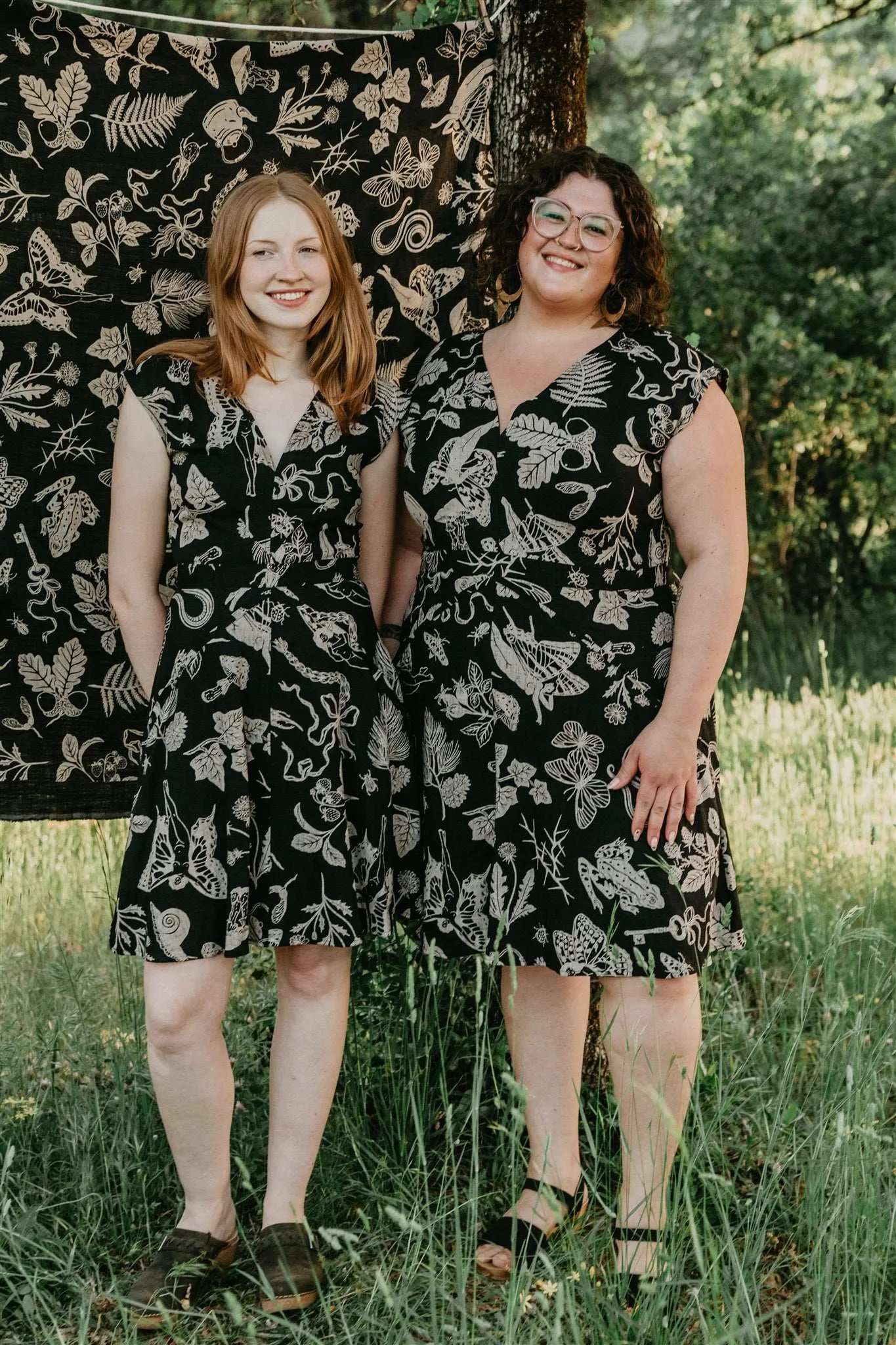 Timeless Edge Spicy Xena in Black Woodland Wonder