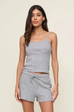 Shannon Pointelle Tank Top BondedShoulderTaping