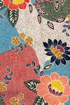 Soft Neutral Peace View Sheet Dress in Patchwork Party Challis