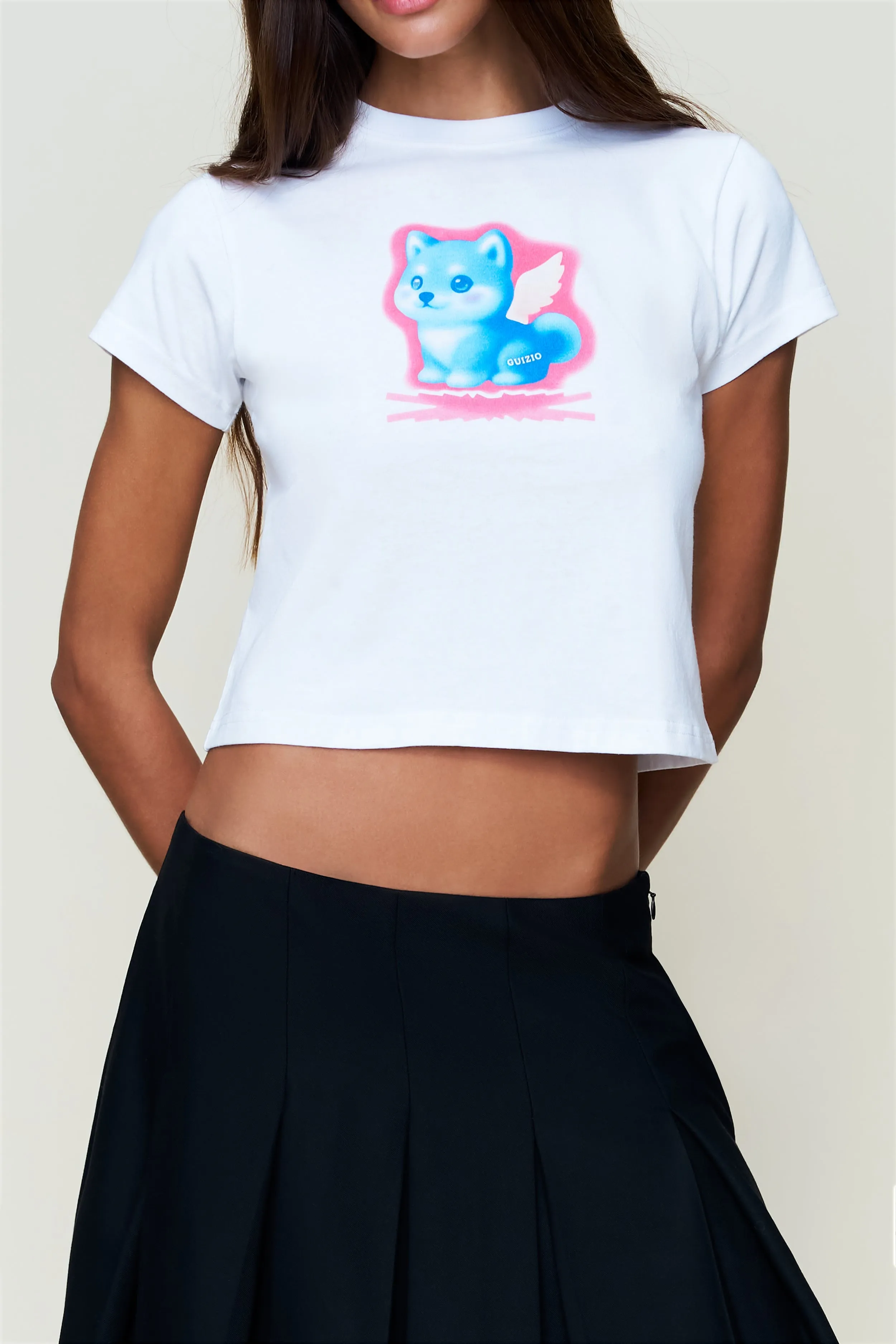 Fall Fashion Wrinkle-Resistant Shiba Graphic Tee