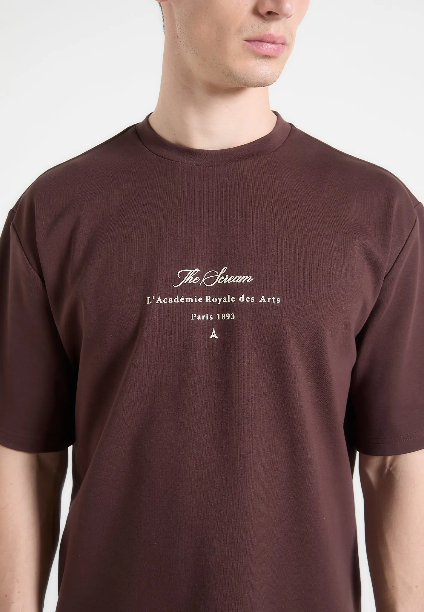 Errand Ready Sweat-Absorbing The Scream - T-Shirt - Brown