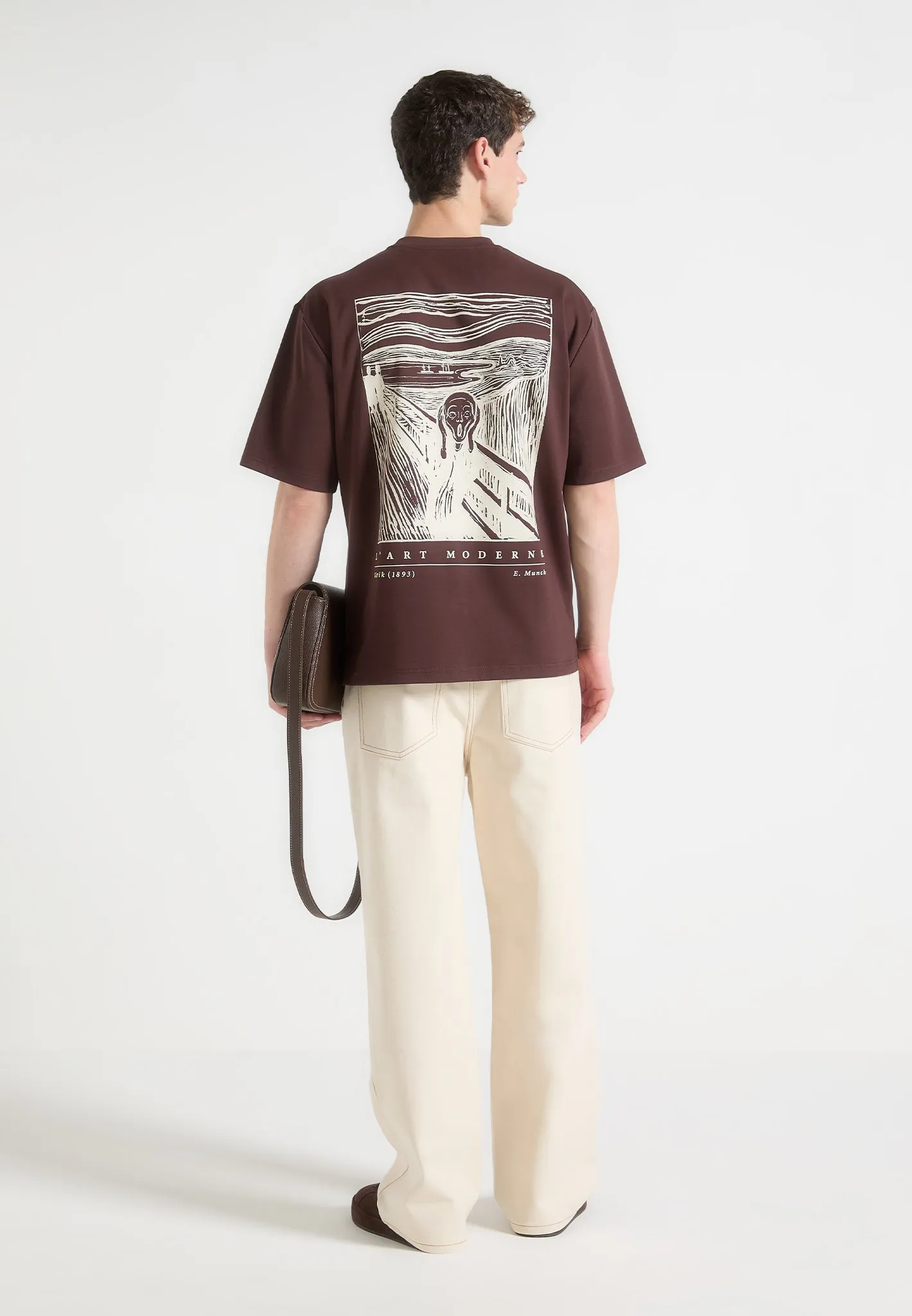 The Scream - T-Shirt - Brown Multi Functional Pockets