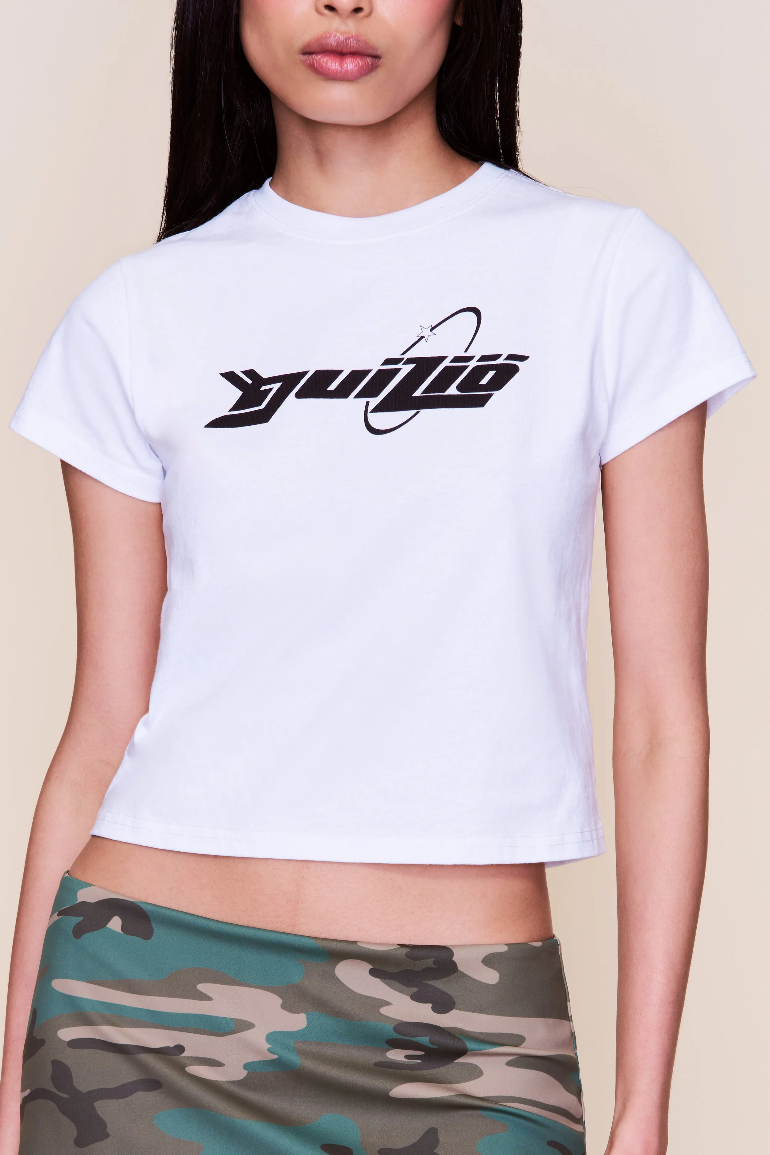 Sustainable Material Shrunken Tee Guizio Orbit