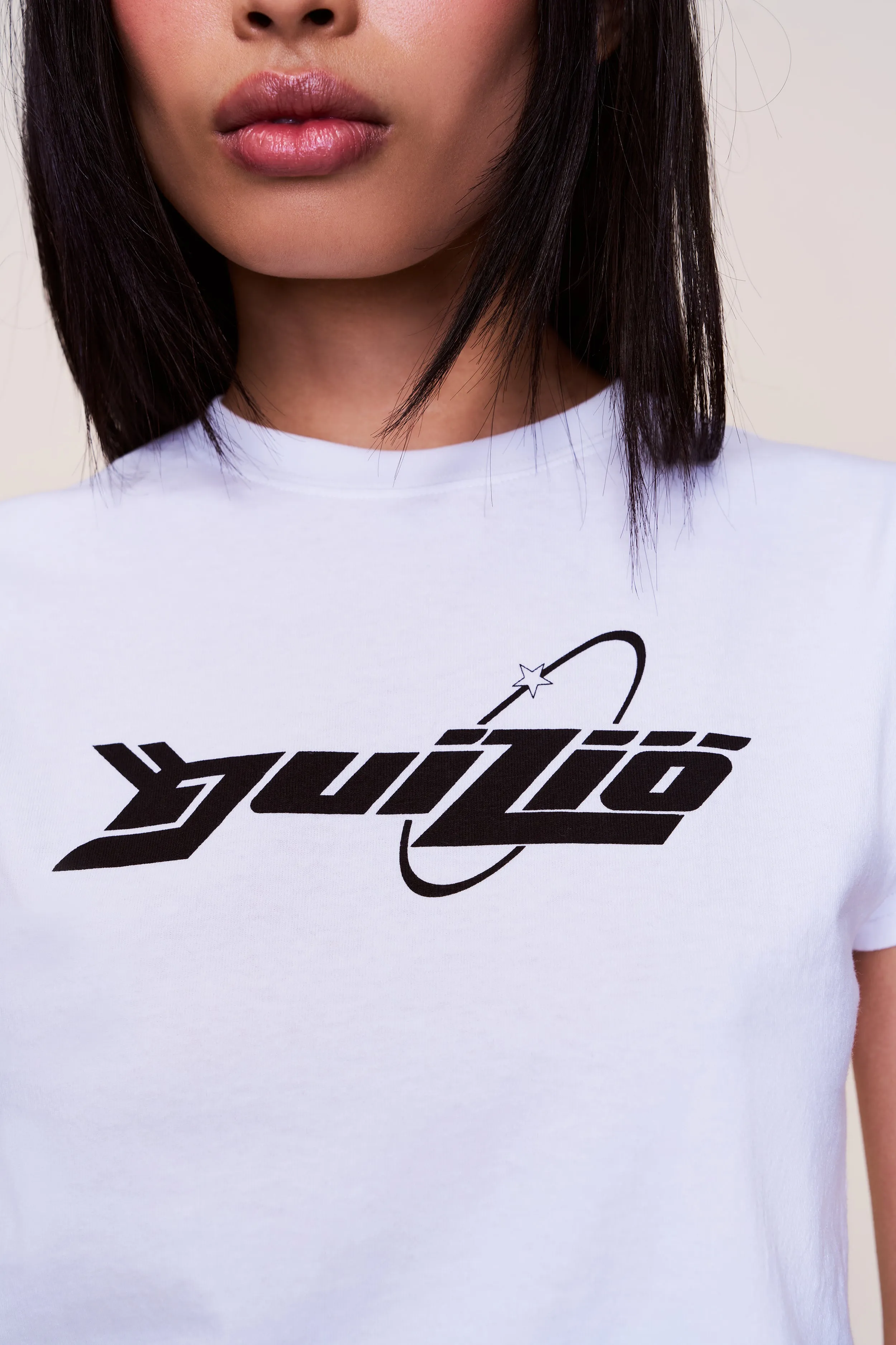 Shrunken Tee Guizio Orbit Pastel Shade Reinforced Shoulders