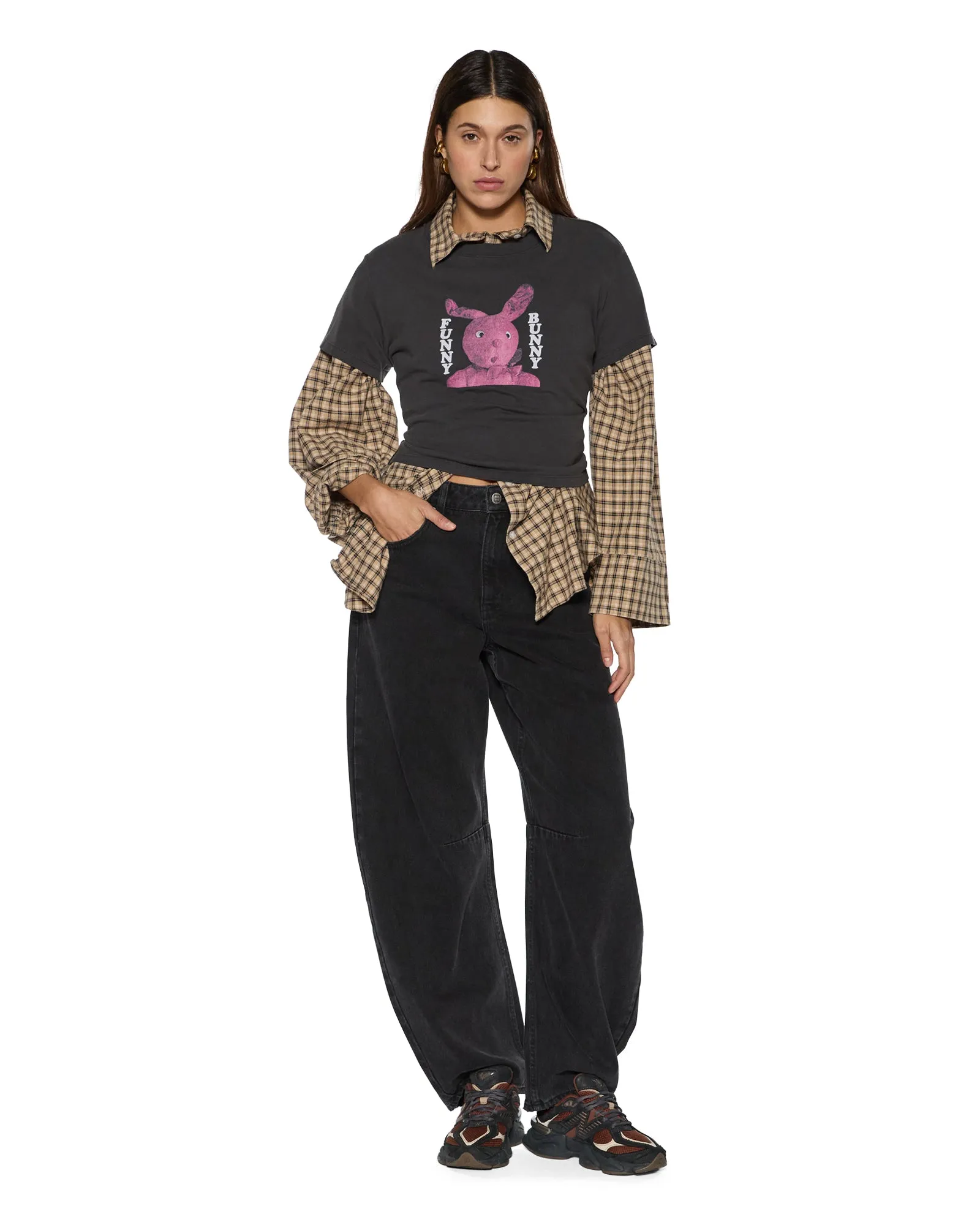 BARREL JEAN NOIR Shopping Day Adult Fashion Athlete Fit