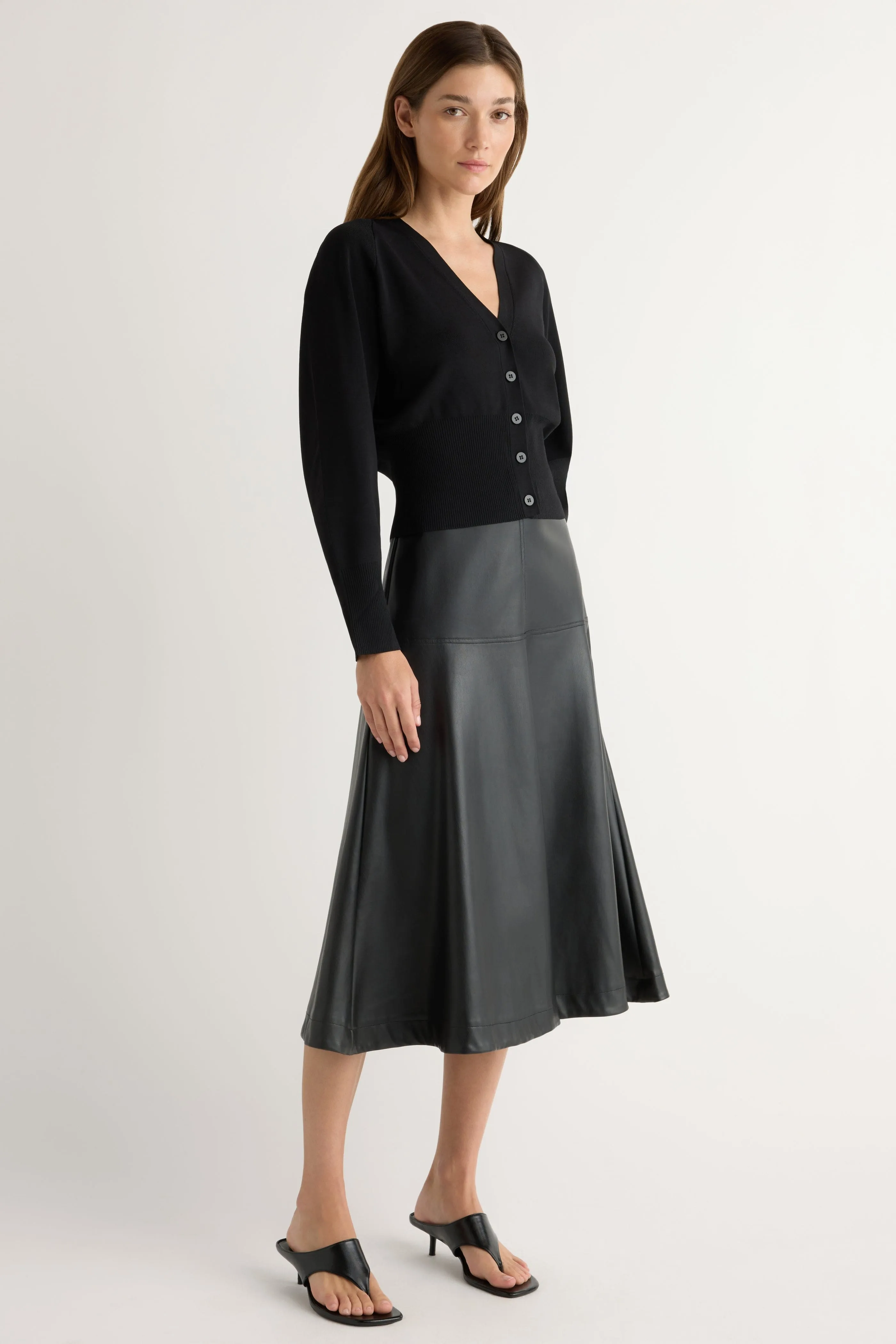 Harley A-Line Vegan Leather Skirt Tear Resistant Fit Choice