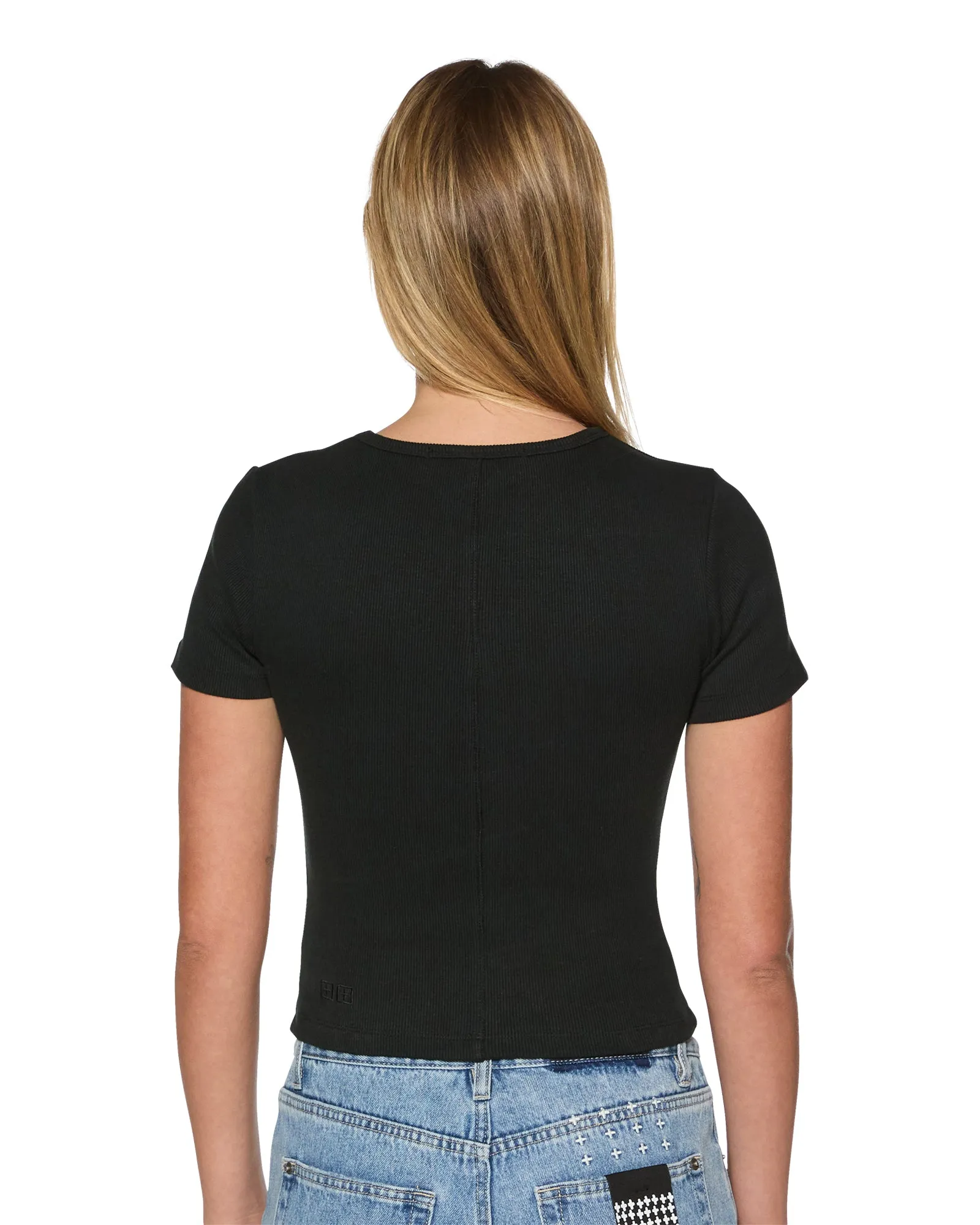 ARISE TEE BLACK Elegant SeamlessConstruction