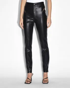 Eco Friendly Fabric KLUB PANT KUT OUT BLACK