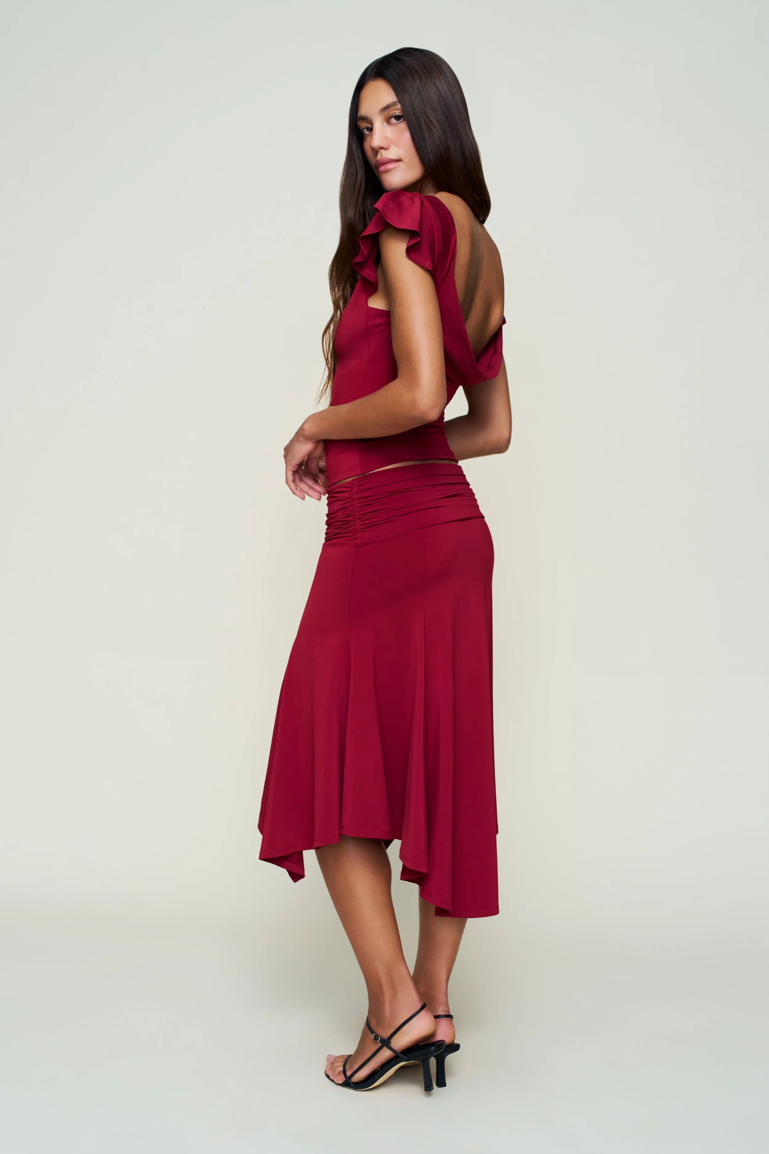 Anti Snag Weave Soffiano Top