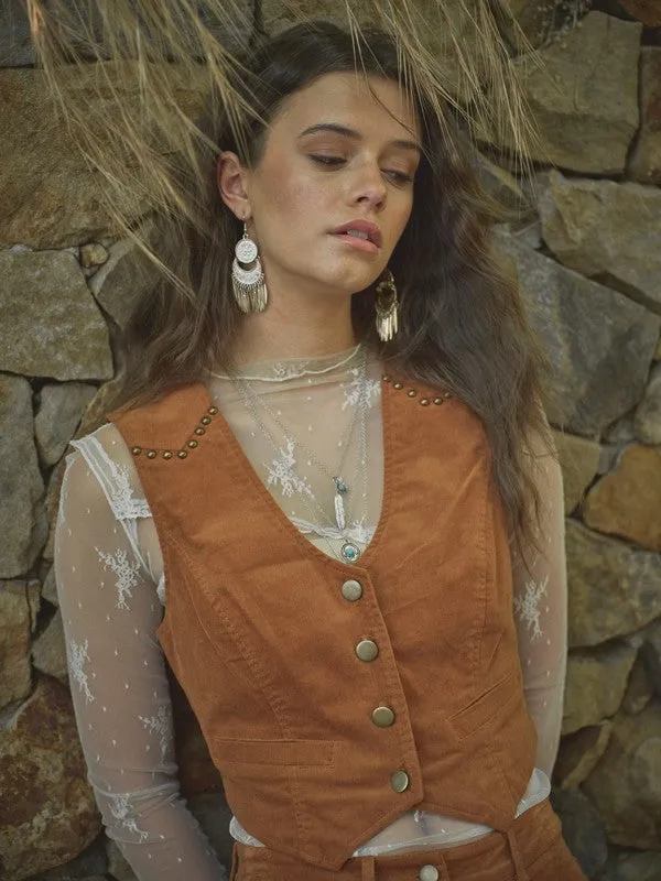 TaglessDesign Bamboo Derived Material Rustic Rebel Corduroy Vest