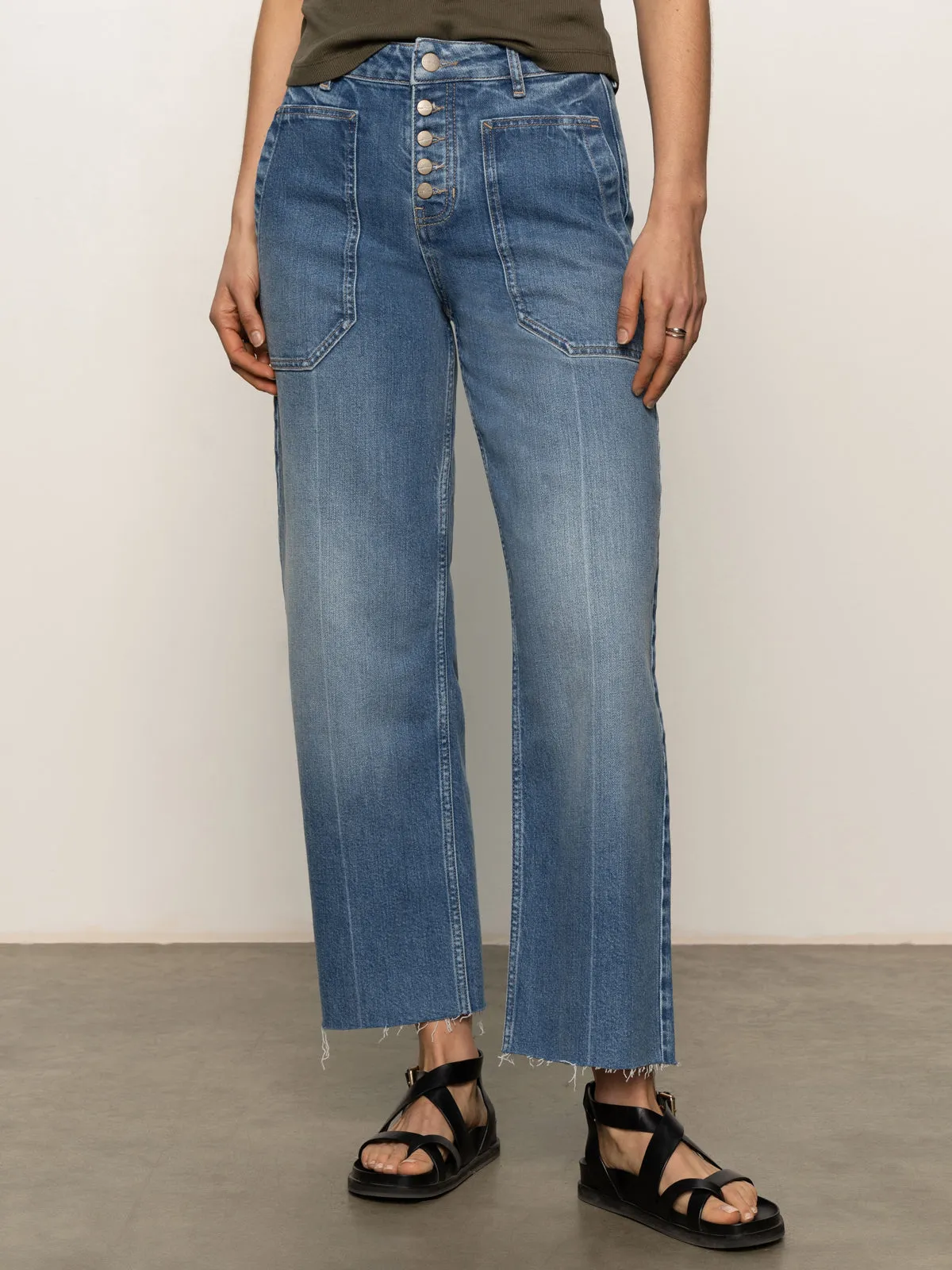 Daily Fashion Soleil 90's Straight High Rise Jeans Medium