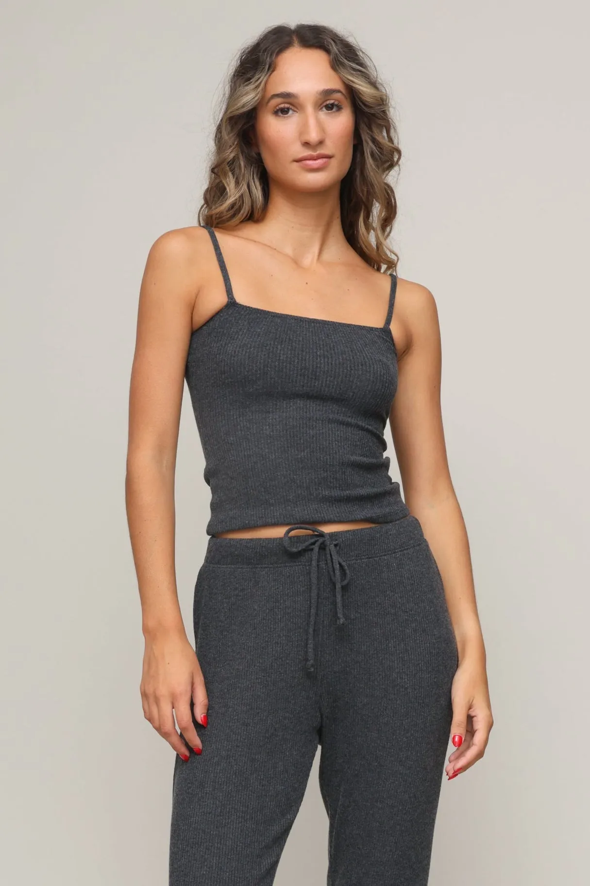 Sophie Sweater Rib Cami Thermal Regulating Fabric