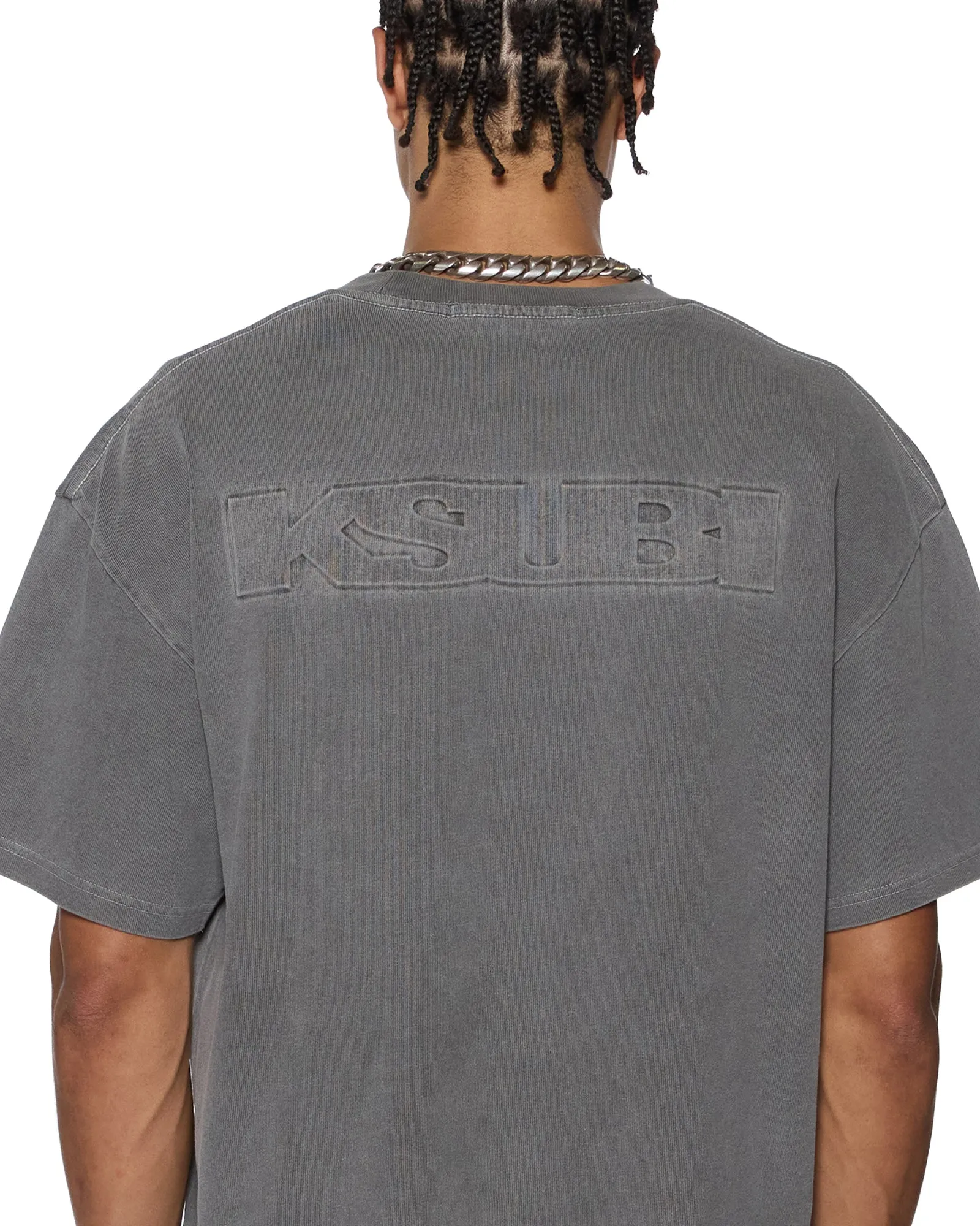 INTRUDER EKCESS SS TEE CHARCOAL Oeko Tex Certified