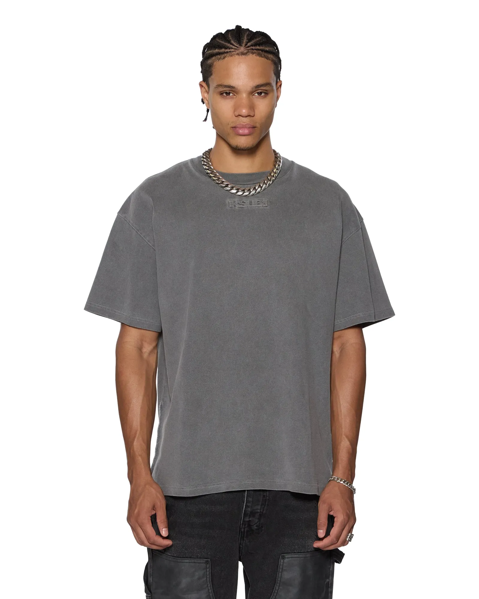 INTRUDER EKCESS SS TEE CHARCOAL Layered Look Wear Moisture Wicking Fabric