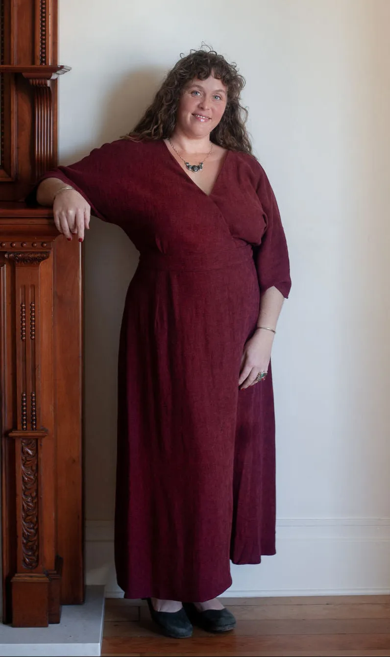 Diana Dress in Ruby Checker Stylish Cut