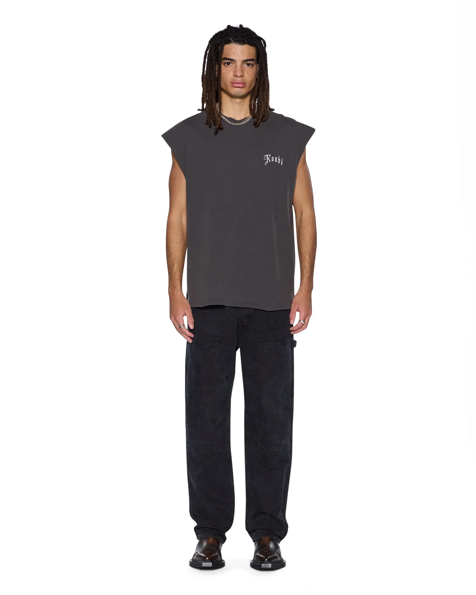 TRUCKSTOP ECKESS CUTOFF FADED BLACK RelaxedFit