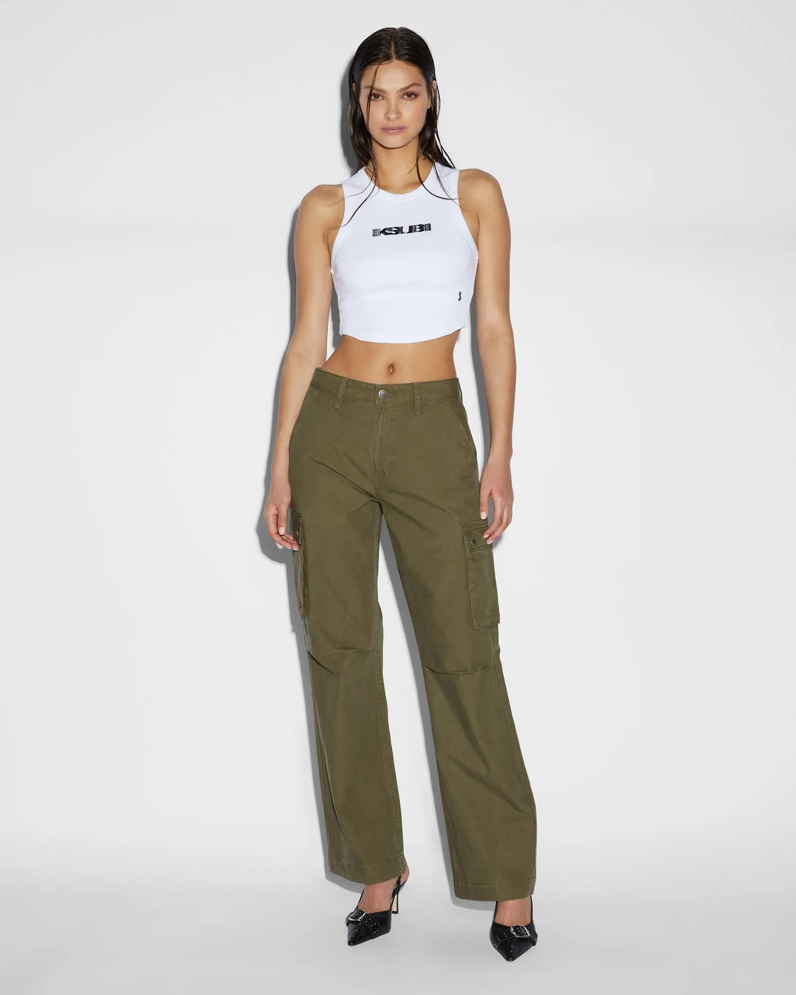 SQUAD CARGO KHAKI Lightweight Flex Anti Slip Waistband