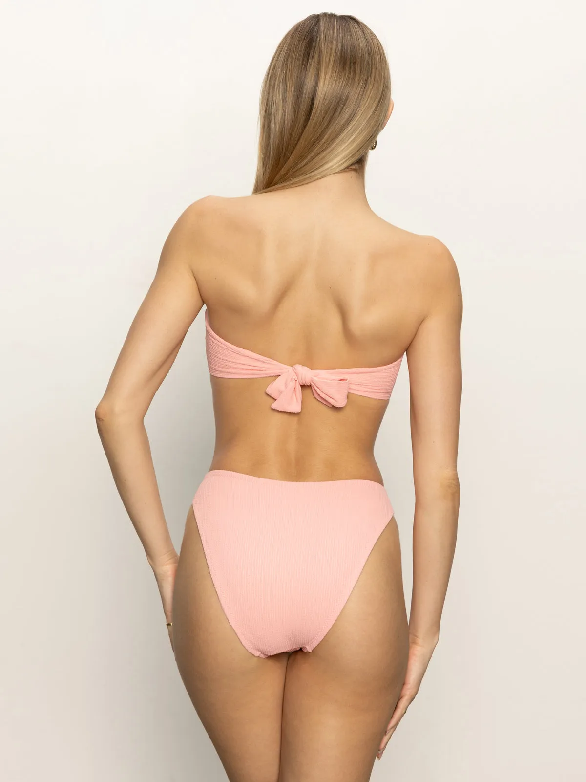 Stay Connected Bandeau Bikini Top Cherry Blossom NonIrritating Stitching NoRoll Hem Technology
