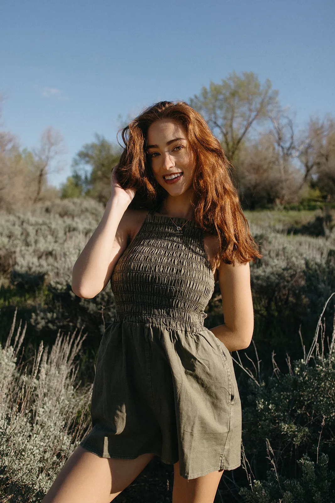 Airflow Optimized Weave Still Earth Romper