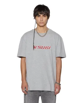 STINGER BIGGIE SS TEE GREY MARLE Plus size clothing Layered Neckline