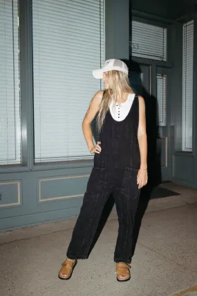 Premium Stretch Stonewashed Jumpsuit - FINAL SALE