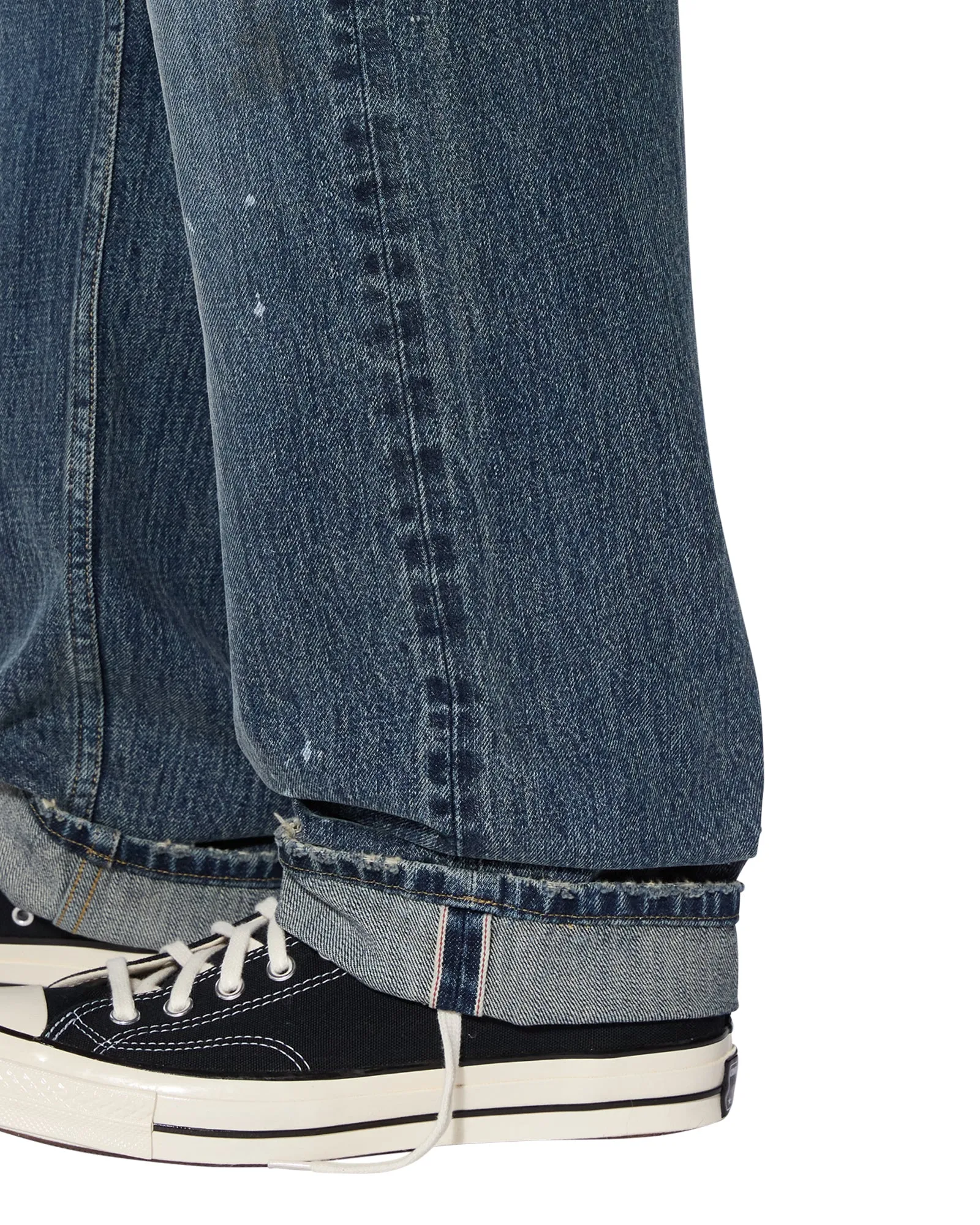 ANTI K SELVEDGE ARTIST BLUE Minimalist Trendy Everyday Flexible Waistband Construction