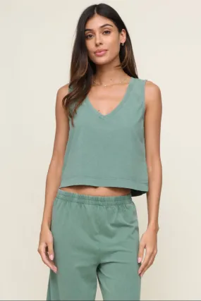 Lightweight Knit Sloane V Neck Top