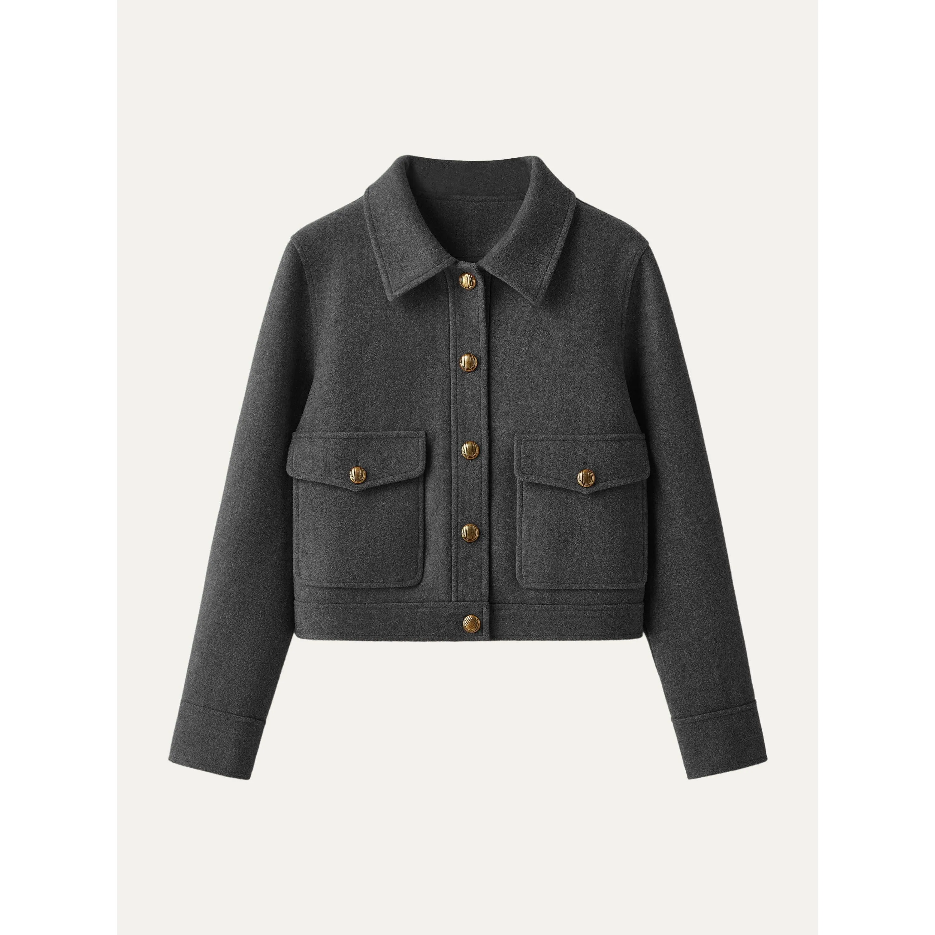 Anti Static Fabric FlexibleCuffs Point Collar Cargo Short Jacket