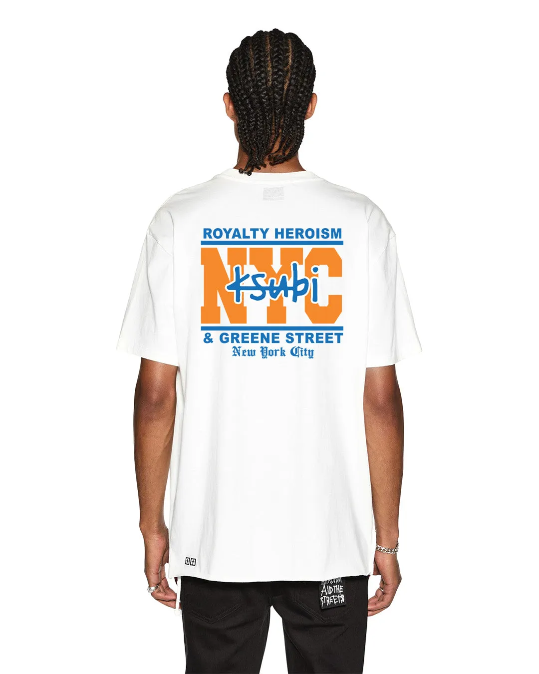 NYC AND THE STREETS SS BIGGIE TEE WHITE Sustainable Fibers