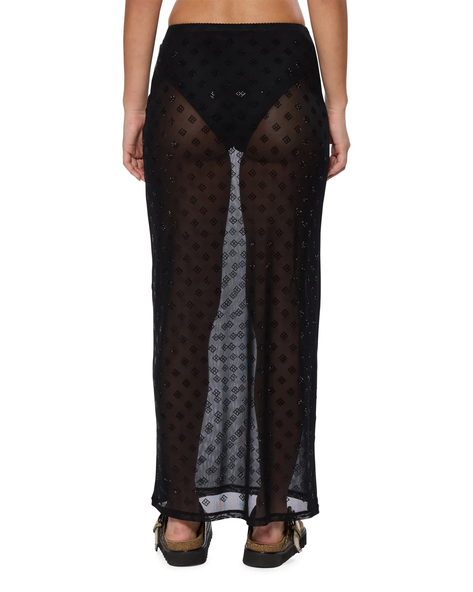 MAXI SKIRT DIAMANTE Fresh Detail Low Impact Dye