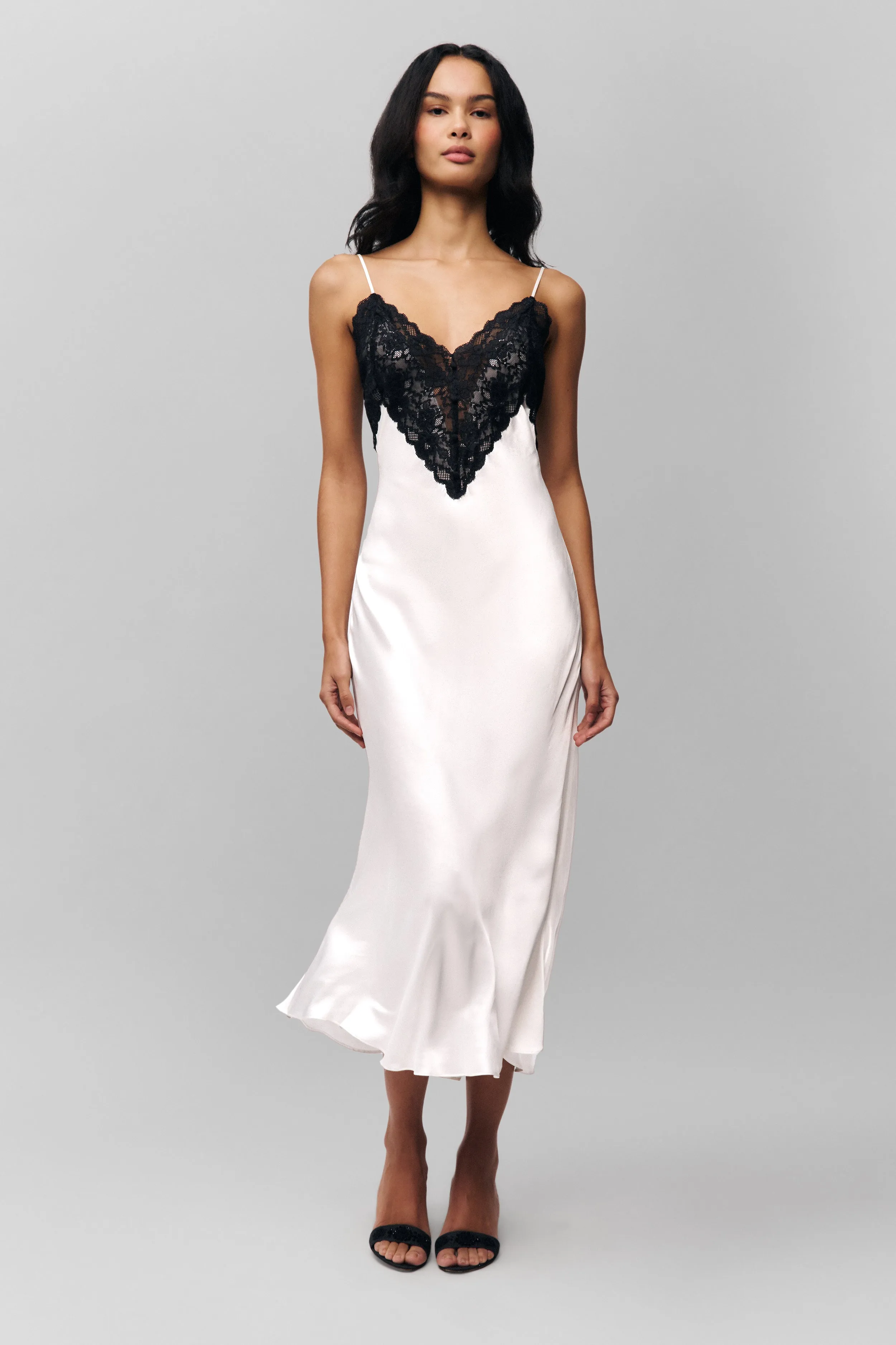 Nova Slip Midi Dress Light Soft