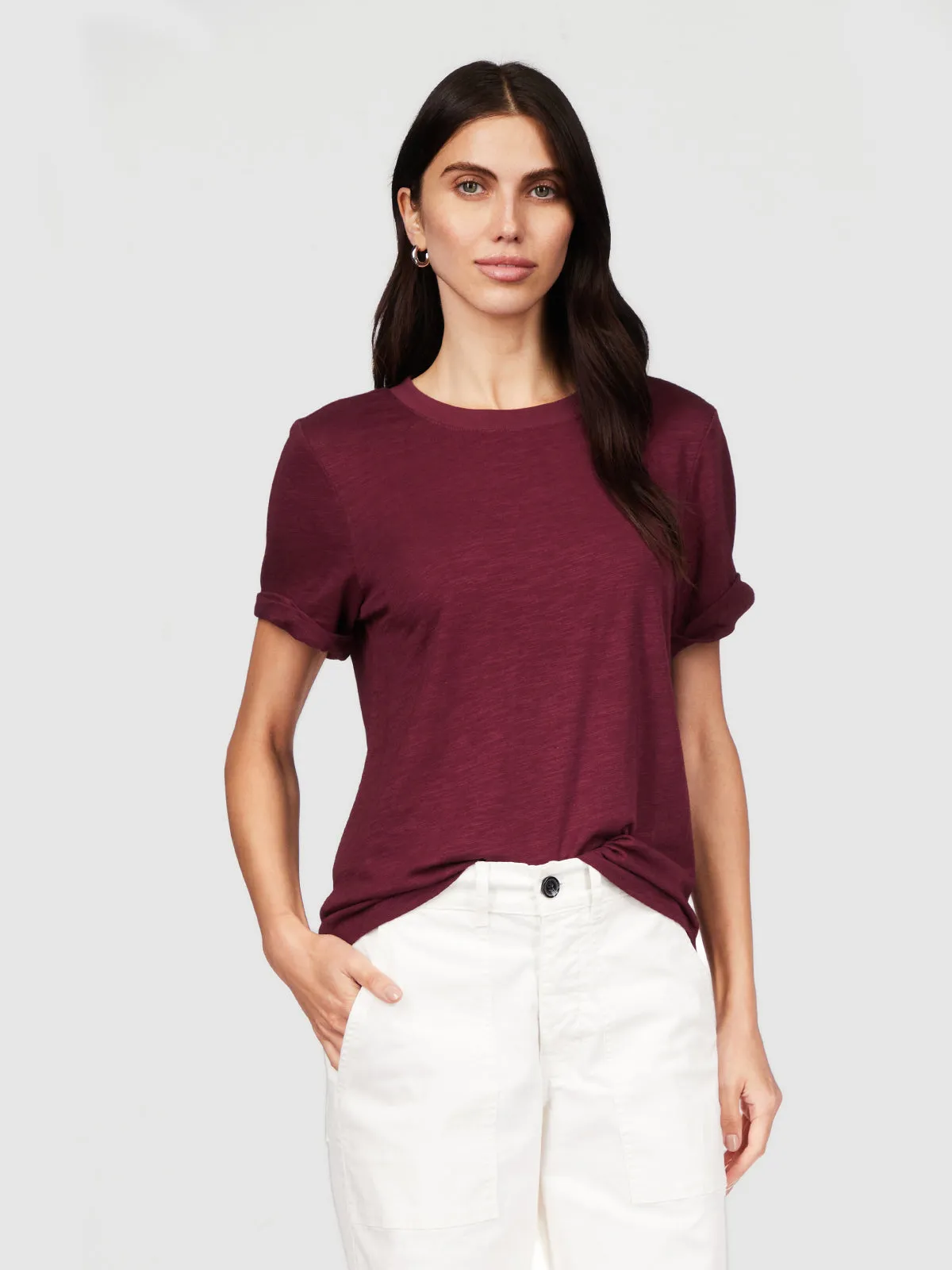 Relaxed Comfort Fit Perfect Tee Remix Night Berry