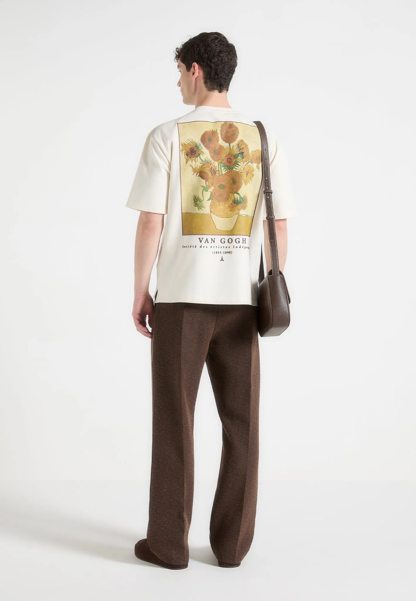 Artistic Design Sunflowers - Van Gogh T-Shirt - Cream