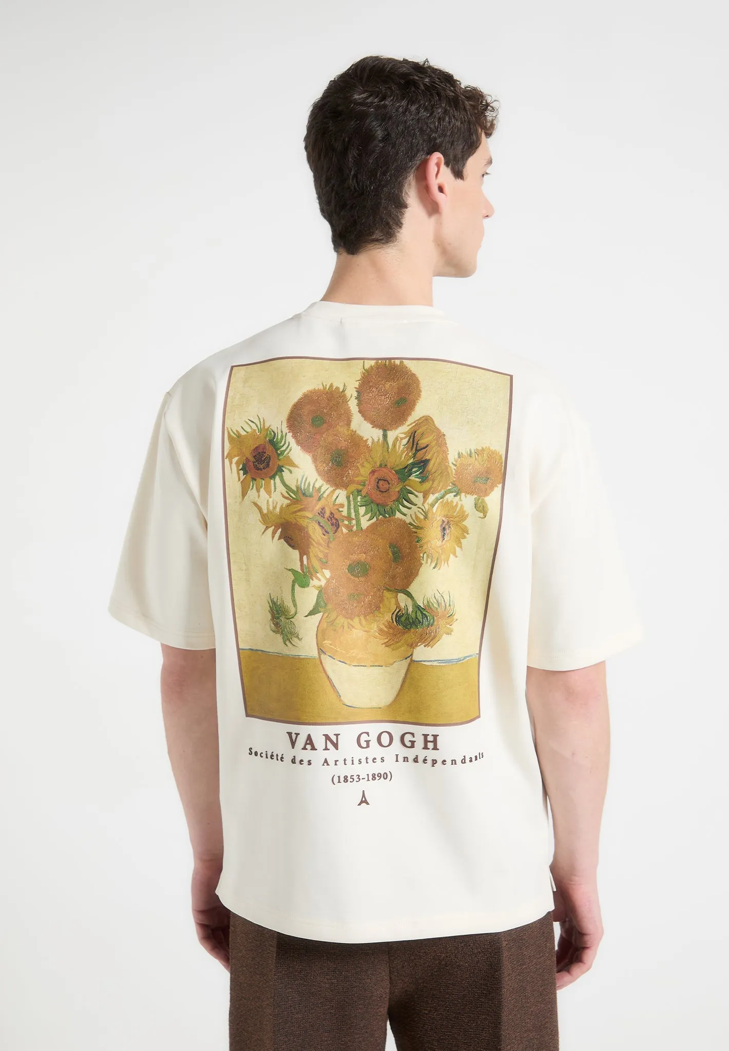 Sunflowers - Van Gogh T-Shirt - Cream Flexible Mobility