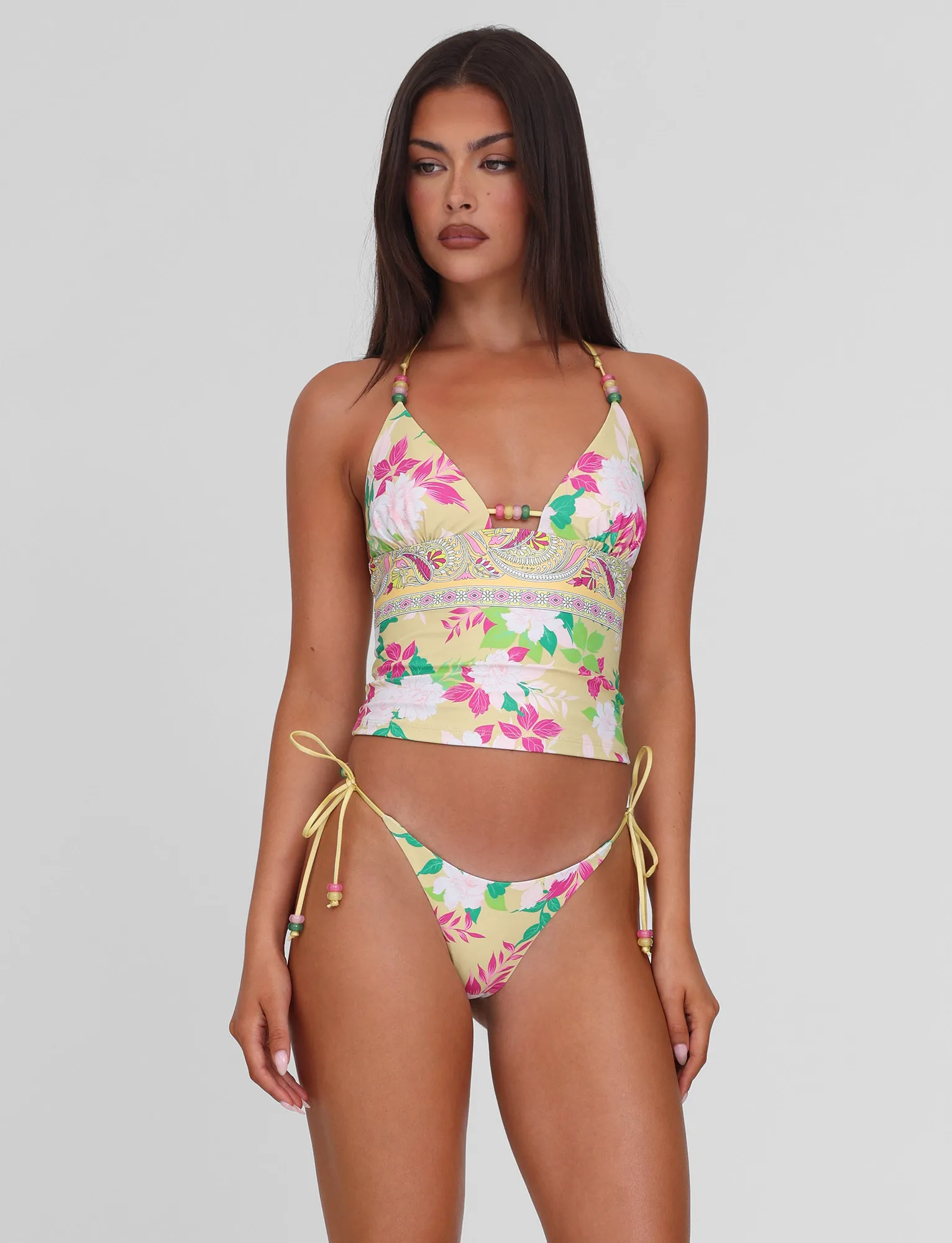 Soft Swimwear FINLEA BIKINI BOTTOM - PAISLEY BORDER