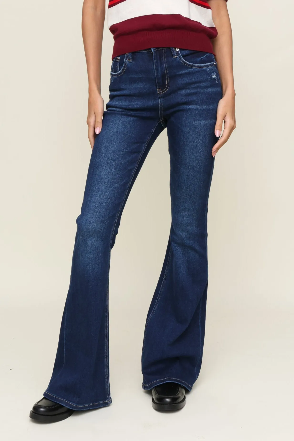 Minimal Look Super High Rise Flare Super Soft