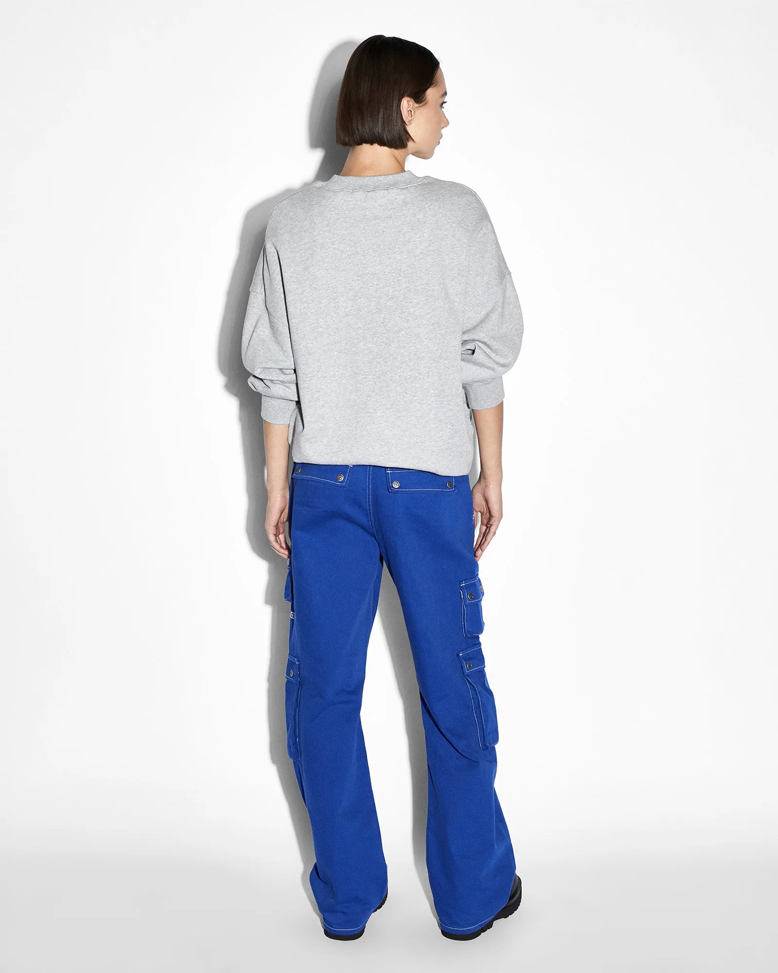 SUPERNET OH G CREW GREY MARLE Breathable knit Seamless Stitching