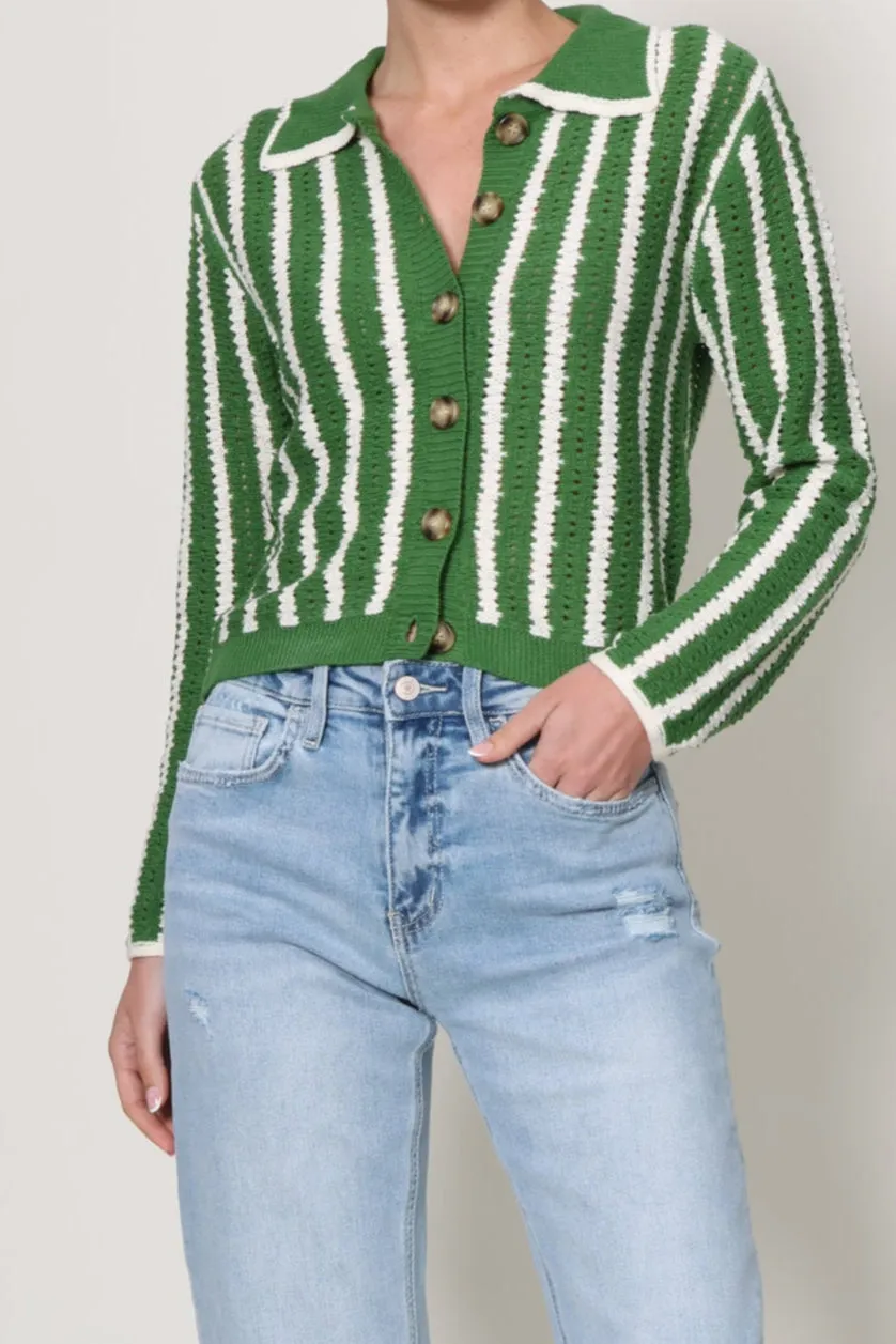 Corrie Cardi Active Wear Classic Crew Neck