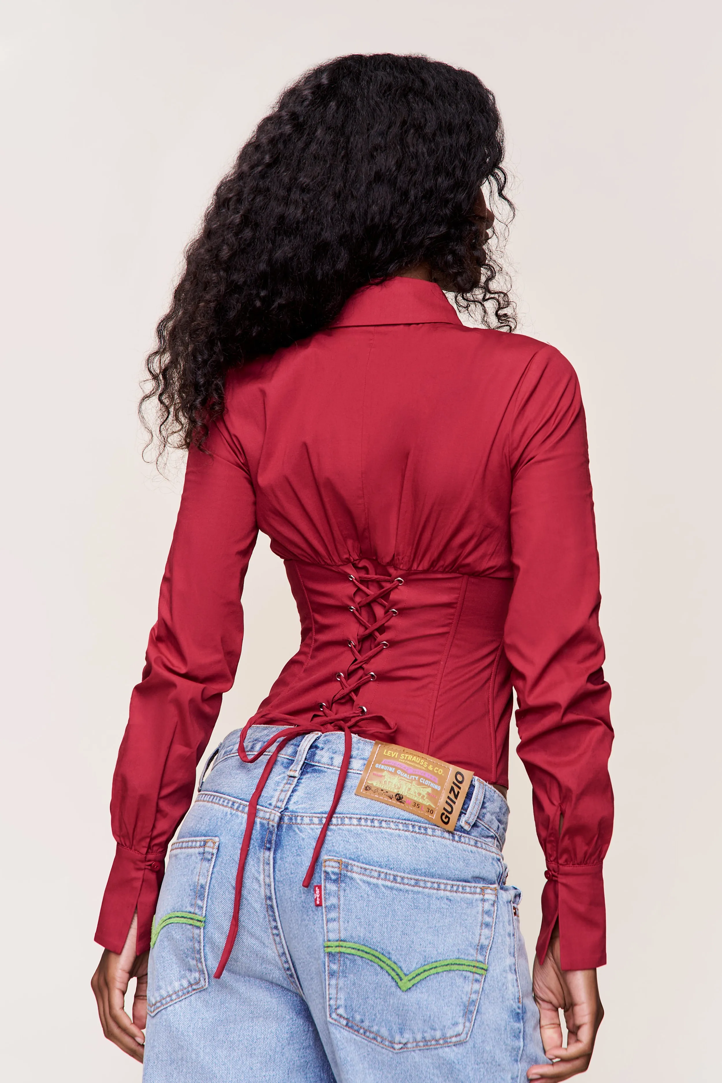 Tailored Corset Long Sleeve Quick Release Moisture Breathable Mesh Zones