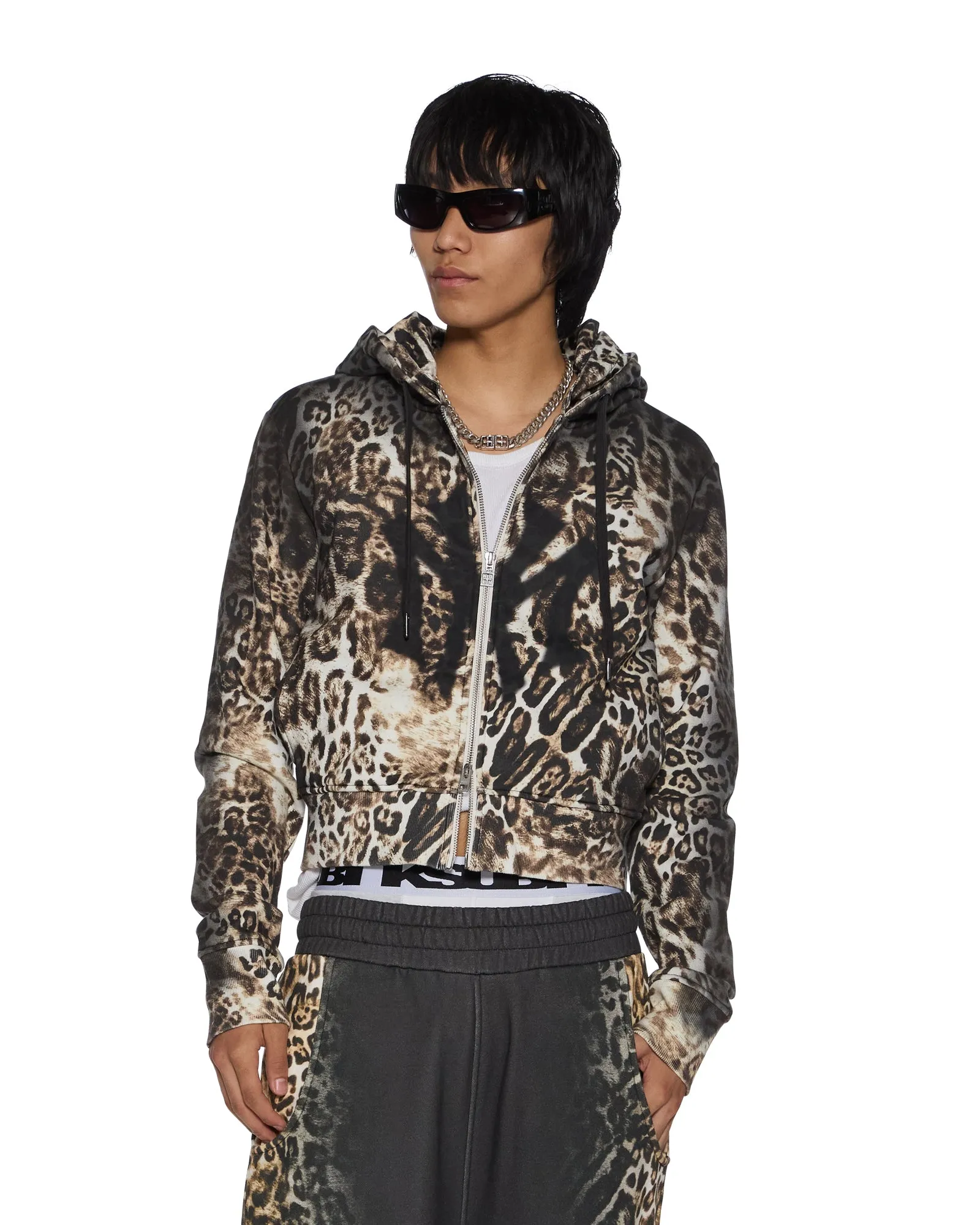 MOWALOLA ZIP HOODIE CHEETAH AllDayComfort