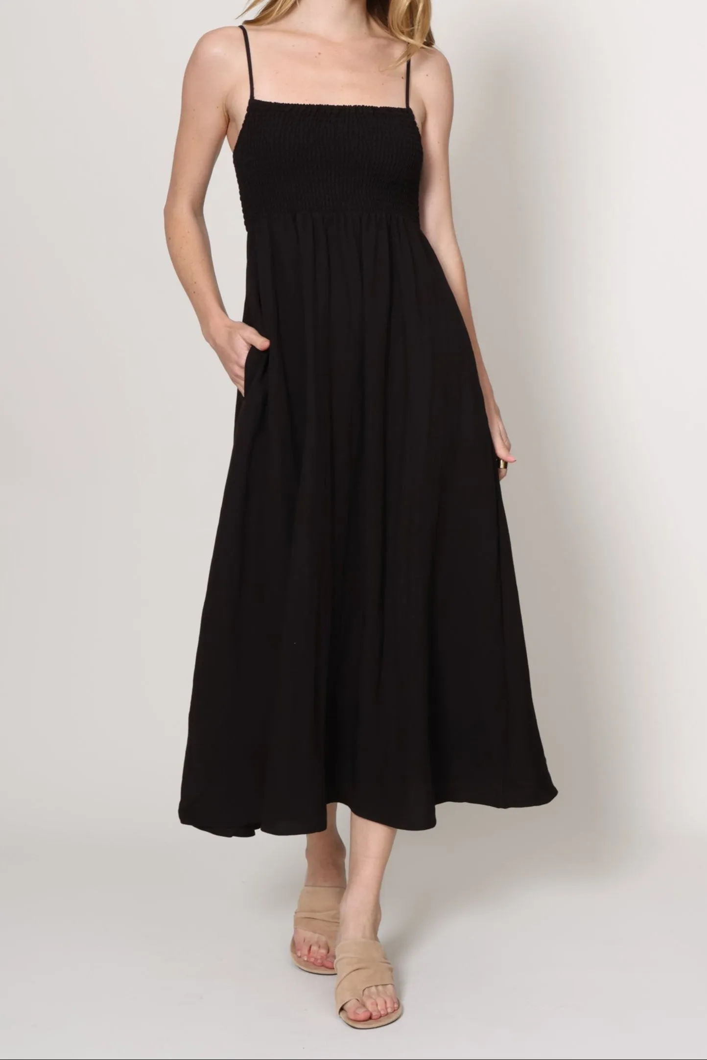 Beachside Midi Dress Dressy Glow Chic and Simple