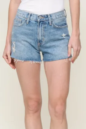 Layered Look Ultimate Comfort Relaxed Distressed Short